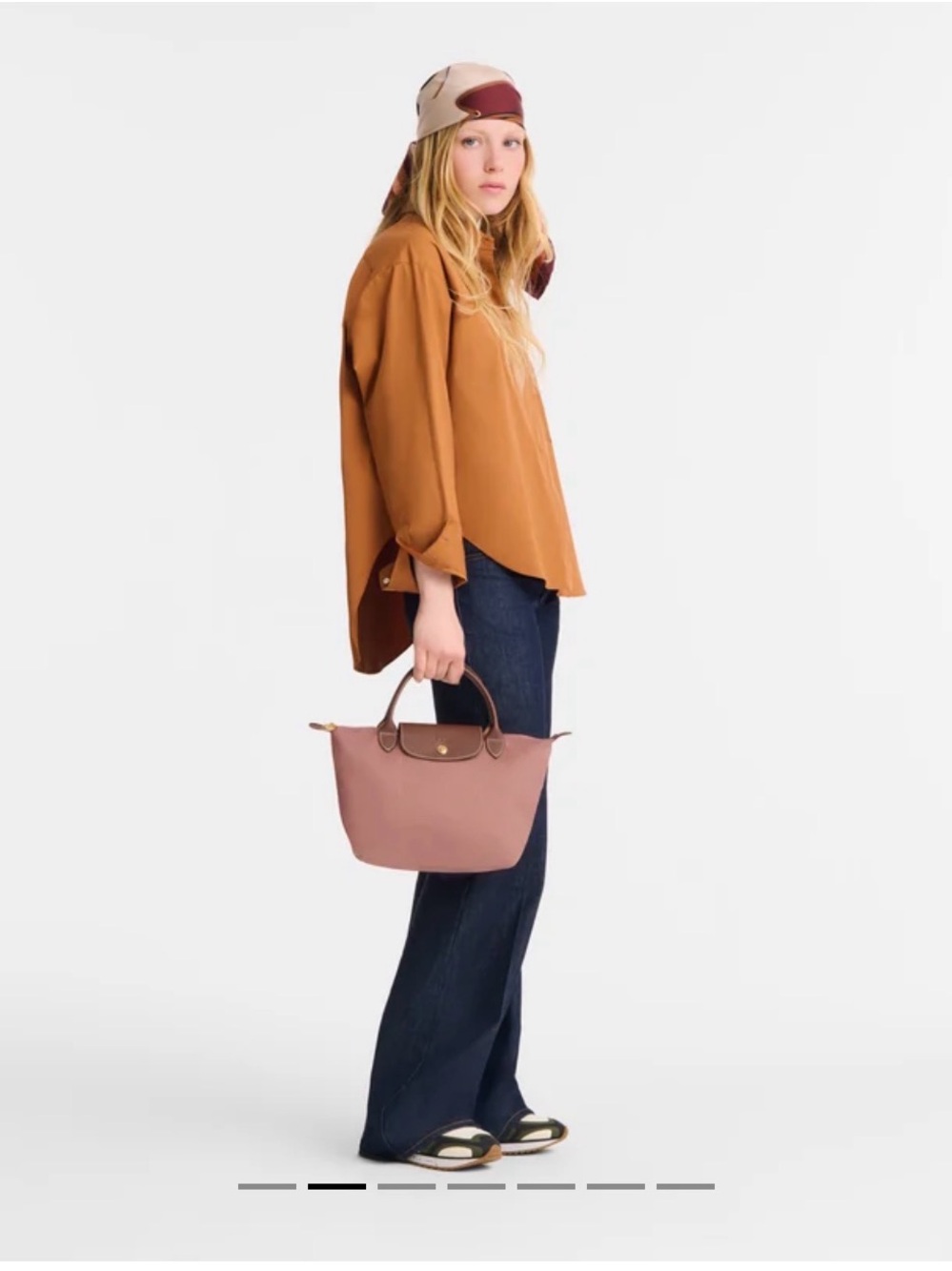 Longchamp Le Pliage Small Tote in Pink Tea - Picture 2 of 8